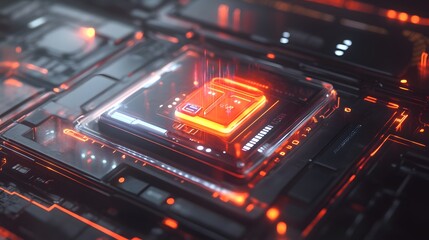 Futuristic Battery Icon Design for Modern Technology Imagery