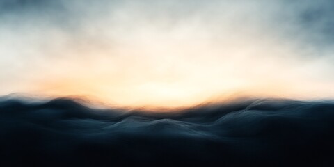 Fototapeta premium abstract digital mist merging with soft light motion