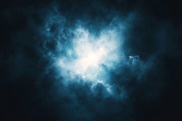 luminous mist layers creating futuristic abstract glow