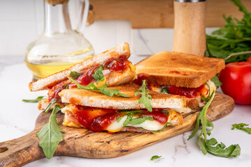 Grilled Pizza Sandwich