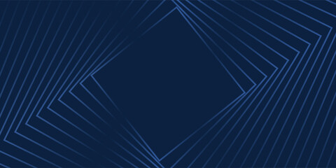 Dark blue background. Modern line stripes curve abstract presentation background. Luxury paper cut background. Abstract decoration, golden pattern, halftone gradients, 3d Vector illustration