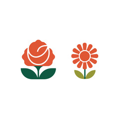 vector illustration of a flower