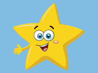 Cute fanny steer vector design