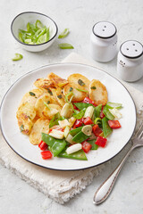 Kartoffeln mit Zuckerschoten