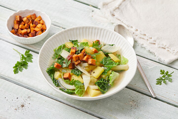 Fenchel Kartoffel Eintopf vegan