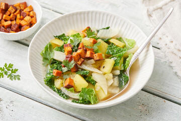 Fenchel Kartoffel Eintopf vegan