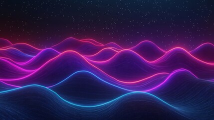 Obraz premium dreamlike ethereal neon mist background