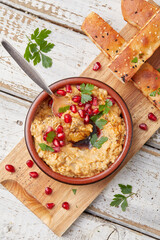 Auberginen-Aufstrich Babaganoush