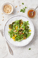 Zucchini-Paprika-Salat