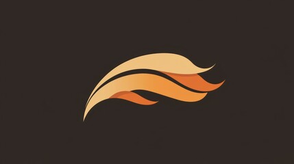 Fototapeta premium Abstract fire logo design