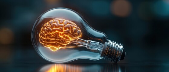 Brain Inside a Light Bulb