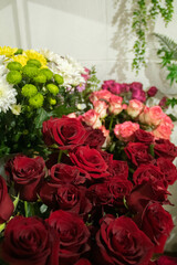 different assortment of flowers and compositions
