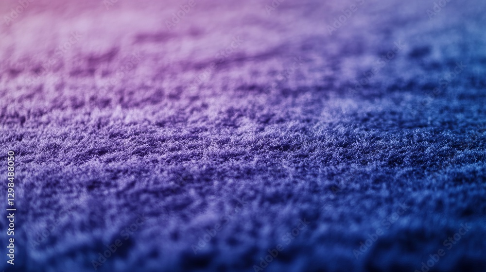 Poster abstract purple blue texture background soft gradient fuzzy fabric detailed close up micro photograp