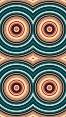 circle motif, circle pattern, symmetrical, circle lines, wall wallpaper