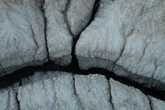 grieta en suelo erosi&oacute;n de agua