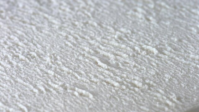 vanilla or milk ice cream surface  rotating