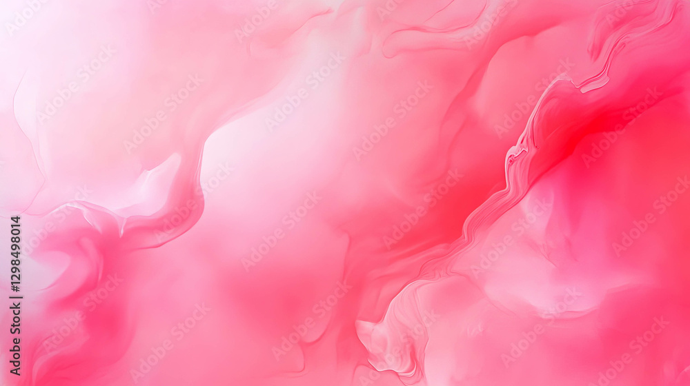 Poster abstract red ink blot background with bleed effect for creative design