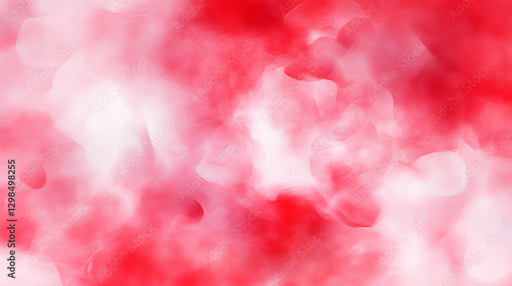 Poster red ink blot background with wet paper texture for creative design