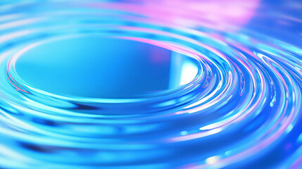 Abstract swirling spiral patterns in vibrant blue tones for digital designs