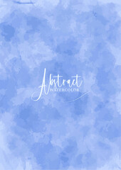 Abstract watercolor background texture vector