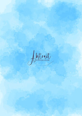 Abstract watercolor background texture vector