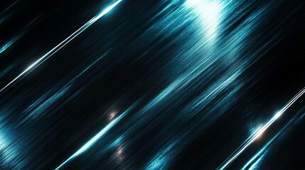 Abstract background with scratched metal texture and sharp light streaks for design and art projects