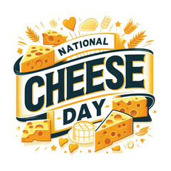 Cheese Day vector design