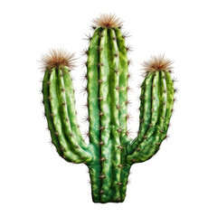 Naklejka premium cactus on white background