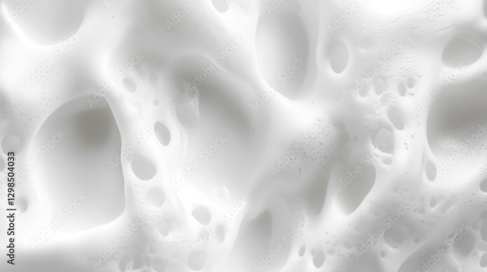 Poster abstract background of soft foam texture with light and airy appearance for design projects