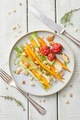 Lauchgemüse mit Karotten