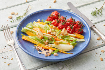 Lauchgemüse mit Karotten