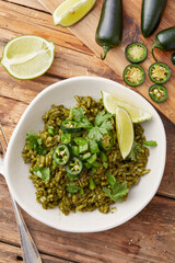 Grüner Reis Arroz Verde