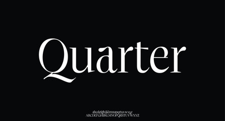 Premium luxury elegant alphabet letters and numbers. Elegant wedding typography classic serif font decorative vintage retro. Creative vector illustration
