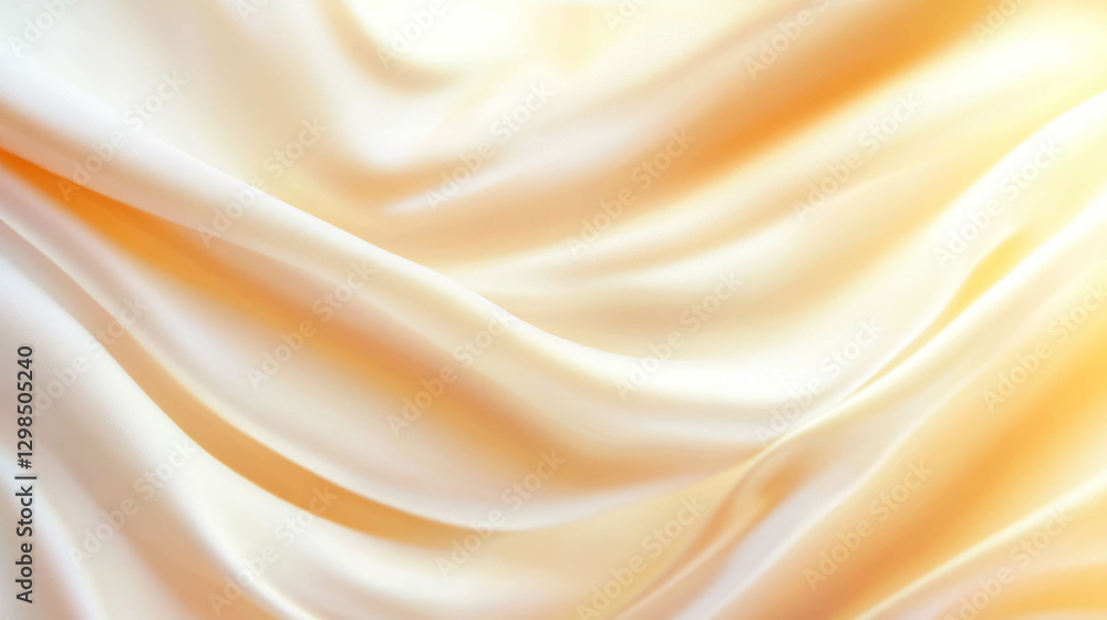 Poster elegant linen fabric with soft texture and subtle folds for background design