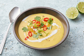 Linsen-Ananas-Suppe