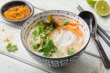 Miso-Suppe mit Pakchoi