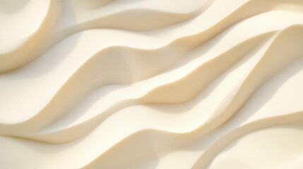 Obraz premium Soft sand texture with gentle waves in fine grains for background and design