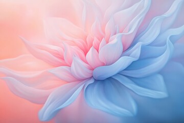 Pastel Flower blossom background with soft petals