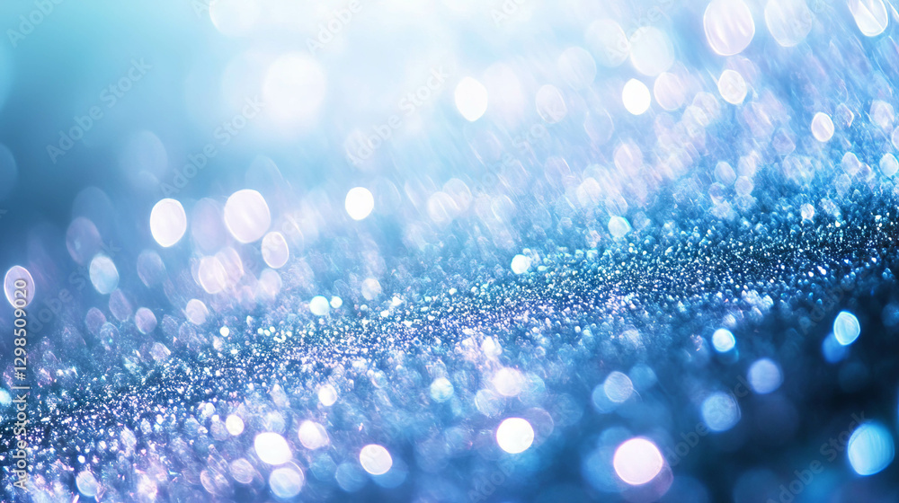 Poster celestial cosmic dust texture with sparkling bokeh background for creative design