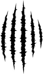 Animal Claw Scratch Mark Illustration Vector