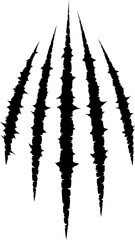 Animal Claw Scratch Mark Illustration Vector
