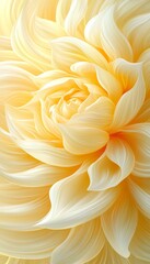 Close Up of a Delicate Yellow Flower Bloom in Full Bloom, Exquisite Macro Nature Photography