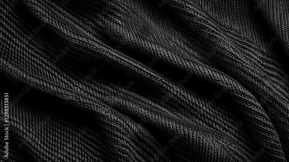 Poster elegant fabric background with subtle herringbone pattern for textiles and decor