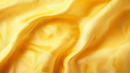 Soft yellow fabric with subtle tone on tone pattern ideal for textiles and design
