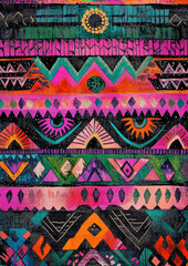 Vibrant Tribal Pattern Design