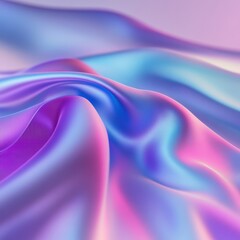 Fototapeta premium abstract iridescent holographic folds background