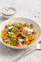 Hirsepfanne mit Gemüse