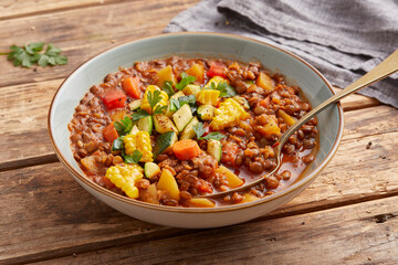 Kanarischer Linseneintopf vegan