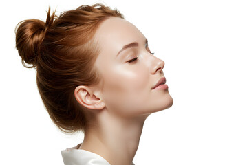 Fototapeta premium Beauty image of European women (skin care, body care, beauty salon)