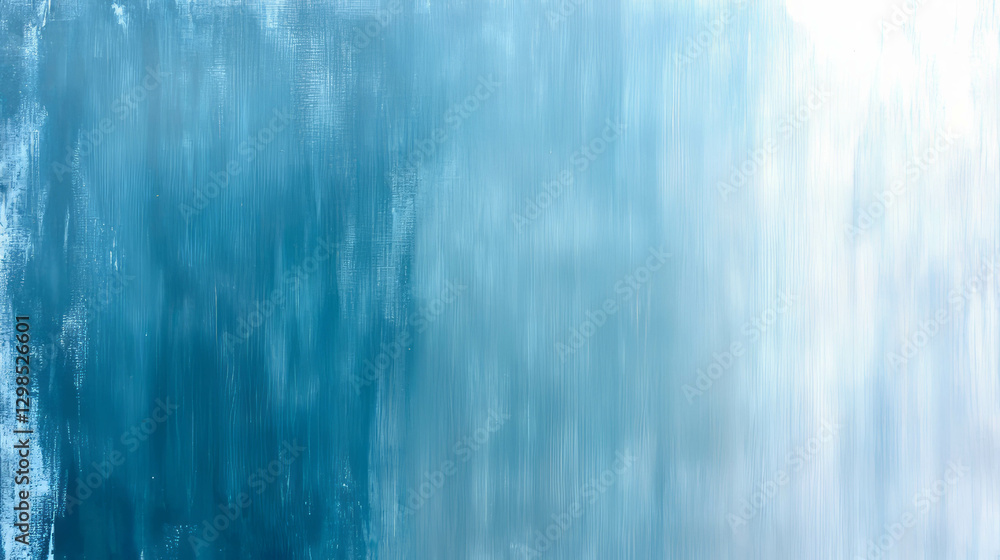Poster smooth blue gradient canvas with gesso texture for artistic background design